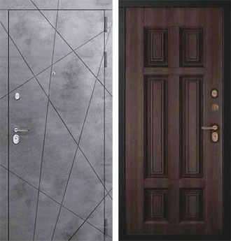 Входная металлическая дверь Президент Квадро