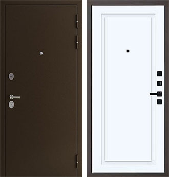 Входная металлическая дверь Сотка медь QIT 5