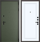 Металлическая входная дверь Пиксель QIT 5 Велюр белый
