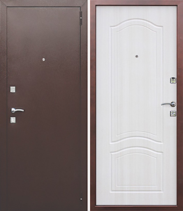 Входная металлическая дверь Доминанта Белый ясень