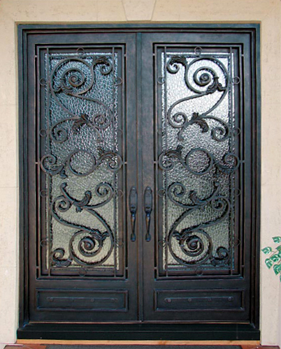 Кованые Двери Стеклом Фото
