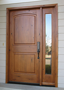 дверь с отделкой МДФ