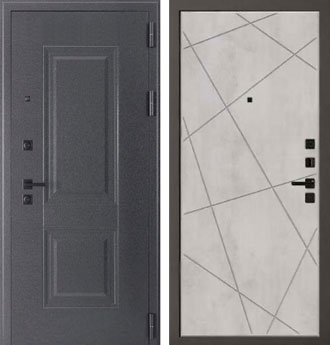 Входная металлическая дверь Берлин штамп 2 QML 1