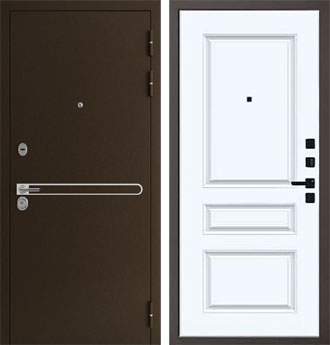 Входная металлическая дверь Лайт QE 3