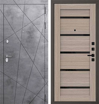 Нажмите для увеличения Входная металлическая дверь Президент Q 55