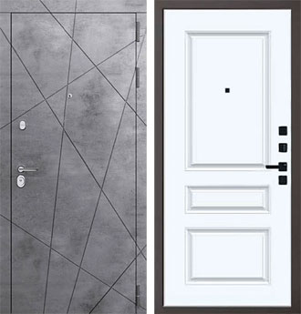 Нажмите для увеличения Входная металлическая дверь Президент QE 3