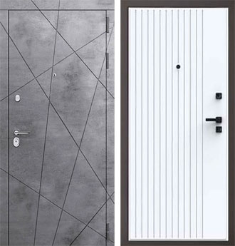 Нажмите для увеличения Входная металлическая дверь Президент QMS 16