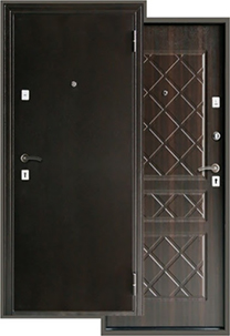 Входная металлическая дверь Стандарт-7 Венге