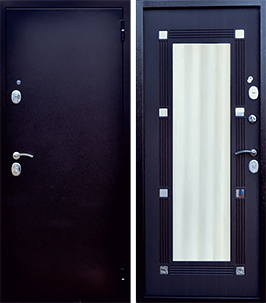 Входная металлическая дверь Роста NEW Венге