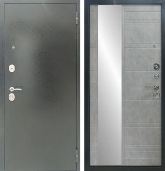 Нажмите для увеличения Входная металлическая дверь Хит Стелс Бетон светлый