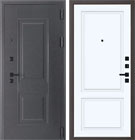 Металлическая входная дверь Берлин штамп 2 QIT 1 Велюр белый