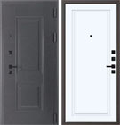 Металлическая входная дверь Берлин штамп 2 QIT 5 Велюр белый