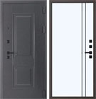 Металлическая входная дверь Берлин штамп 2 QMA 10 Велюр белый