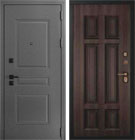 Металлическая входная дверь Берлин штамп 3 Квадро Венге