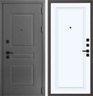 Металлическая входная дверь Берлин штамп 3 QIT 5 Велюр белый