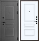 Металлическая входная дверь Берлин штамп 3 QL 3 Велюр белый