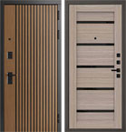 Металлическая входная дверь Бордо Q 55 Дуб скальный