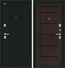 Металлическая входная дверь Борн Букле черное / Wenge Veralinga