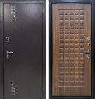 Металлическая входная дверь Бульдорс TRUST ECO MP Шоколад букле