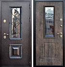 Металлическая входная дверь Пегас Ковка Лесной орех в Ростове-на-Дону