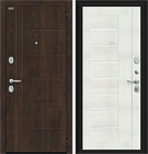 Металлическая входная дверь Модерн Kale Almon / Bianco Veralinga