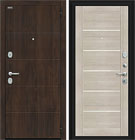 Металлическая входная дверь Прайм Kale Almon / Cappuccino Veralinga