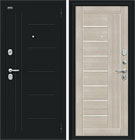 Металлическая входная дверь Проф Букле черное / Cappuccino Veralinga