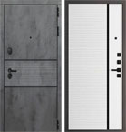 Металлическая входная дверь Сенатор Пиано Велюр белый