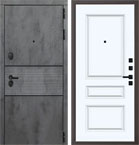 Металлическая входная дверь Сенатор QE 3 Велюр белый