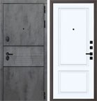 Металлическая входная дверь Сенатор QIT 1 Велюр белый