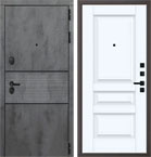 Металлическая входная дверь Сенатор QL 3 Велюр белый