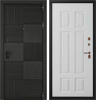 Металлическая входная дверь Штрих Квадро Белый матовый