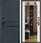 Металлическая входная дверь Сицилия Black Алиса Софт белый