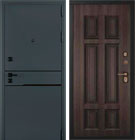 Металлическая входная дверь Сицилия Black Квадро Венге