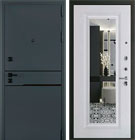 Металлическая входная дверь Сицилия Black Мелисса Софт белый