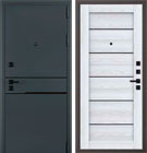 Металлическая входная дверь Сицилия Black Q 12 Клен айс