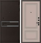 Металлическая входная дверь Сицилия QBS 1 Велюр темный