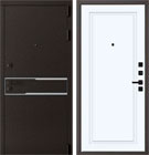 Металлическая входная дверь Сицилия QIT 5 Велюр белый