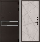 Металлическая входная дверь Сицилия QML 1 Бетон светлый