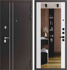 Металлическая входная дверь Сити Алиса Софт белый