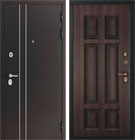 Металлическая входная дверь Сити Квадро Венге
