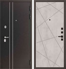 Металлическая входная дверь Сити QML 1 Бетон светлый