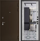 Металлическая входная дверь Спарта Алиса Бетон светлый