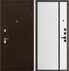 Металлическая входная дверь Спарта Пиано Велюр белый