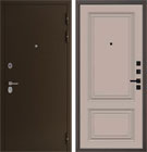 Металлическая входная дверь Спарта QBS 1 Велюр темный