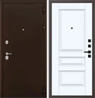 Металлическая входная дверь Спарта QL 3 Велюр белый