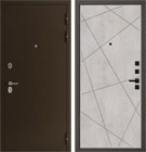 Металлическая входная дверь Спарта QML 1 Бетон светлый