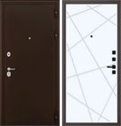 Металлическая входная дверь Спарта QML 1 Велюр белый