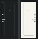 Металлическая входная дверь Сьют Kale Букле черное / White Wood