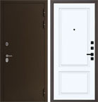 Металлическая входная дверь Термо ЗК QIT 1 Велюр белый